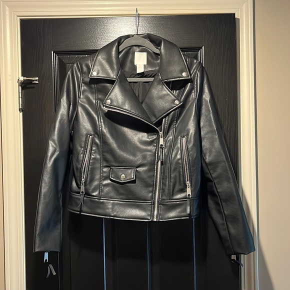H&M Jackets & Blazers - Black Leather Jacket